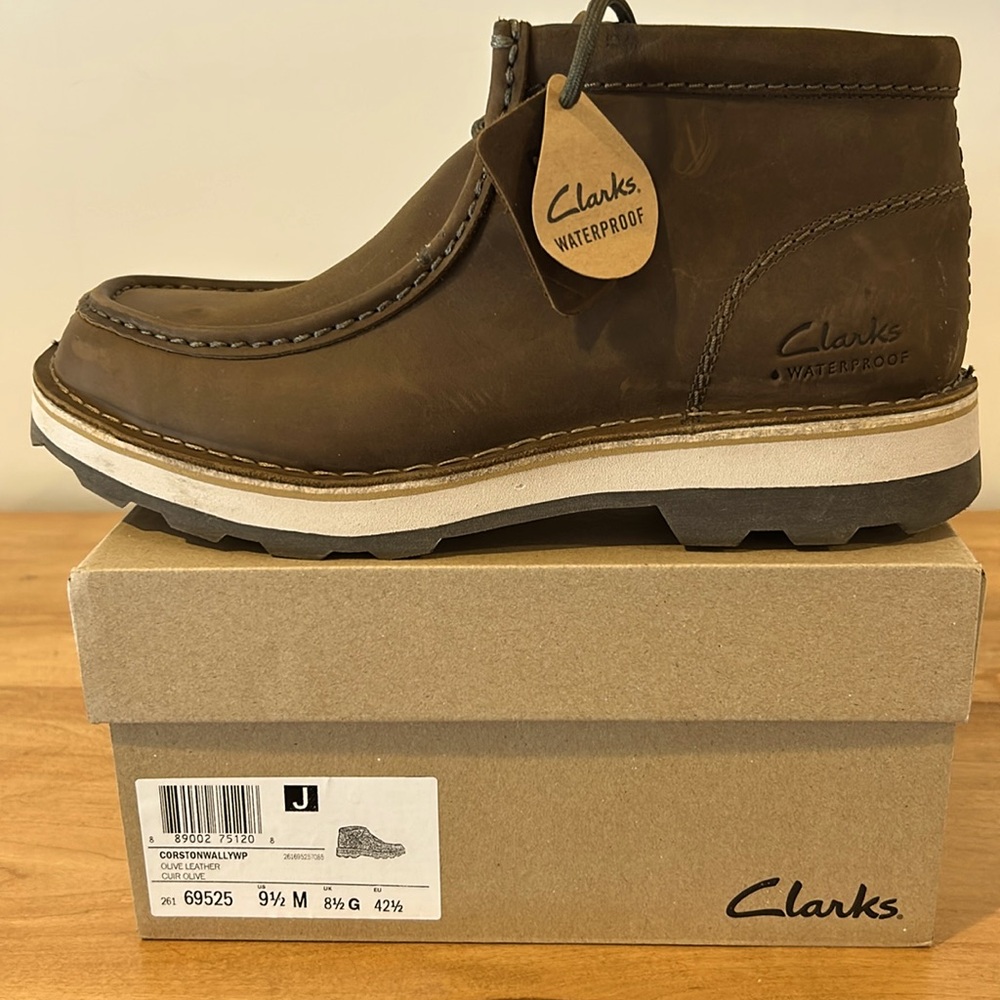 Clark Corston Wally Waterproof, size 9.5